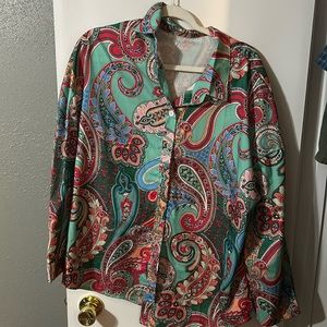 Paisley dress top